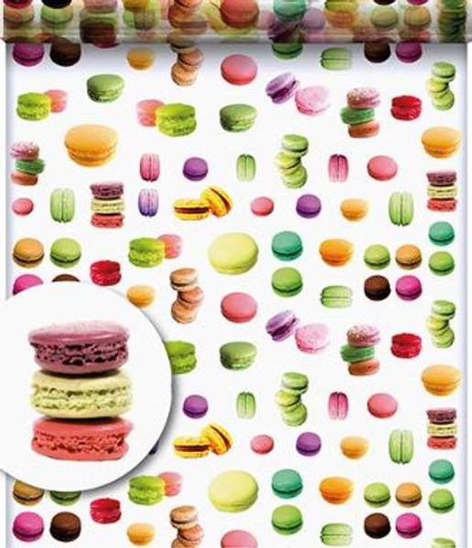 Cellofan på rull med Macaron motiv