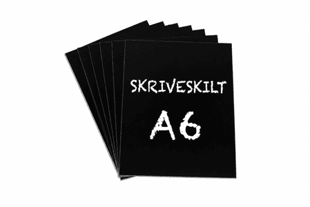 Plastskilt A6 148x105mm 10 pk.
