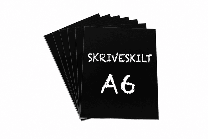 Hovedbilde Plastskilt A6 148x105mm 10 pk.