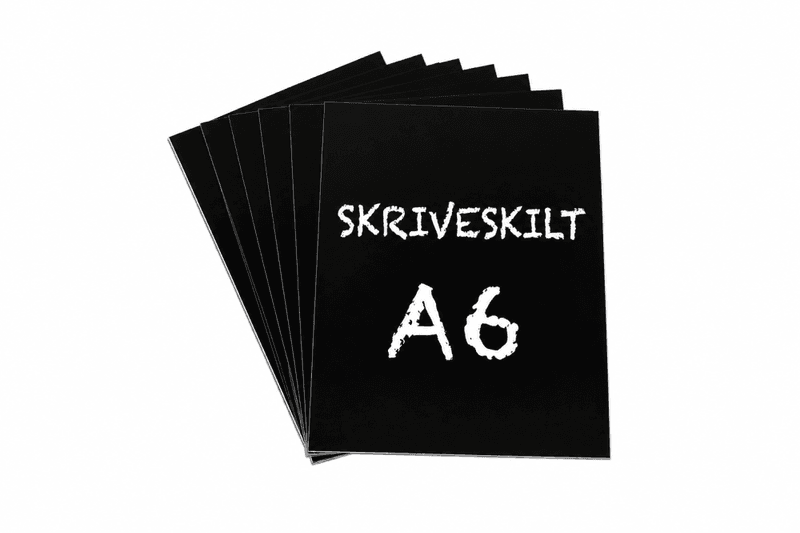 Plastskilt A6 148x105mm 10 pk.