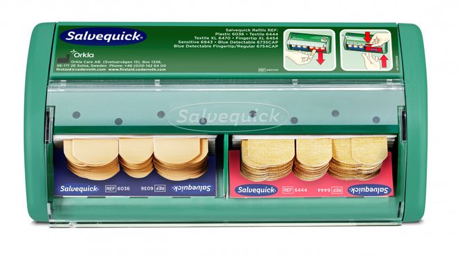 Hovedbilde Dispenser med 40 tekstil + 45 plastplaster