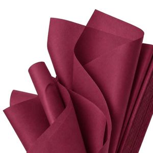 Silkepapir 480 ark 50x75cm burgunder