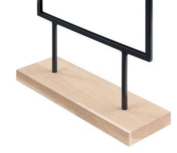 Plakatholder A4 stål / eik