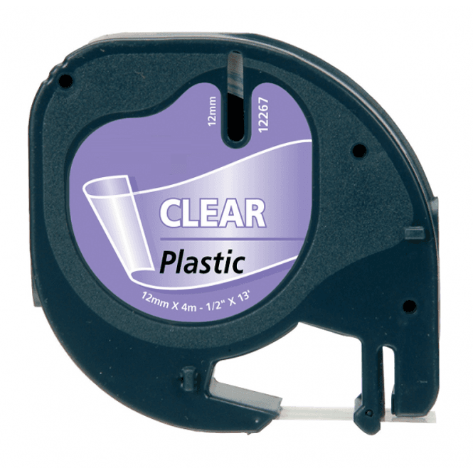 Hovedbilde Tape LetraTag Plastikk 12mmx4m klar
