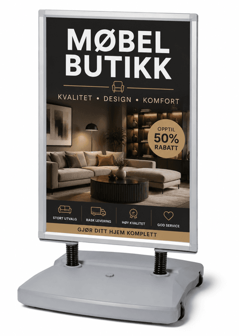 Hovedbilde Gatebukk Windtalker City A0 sølv