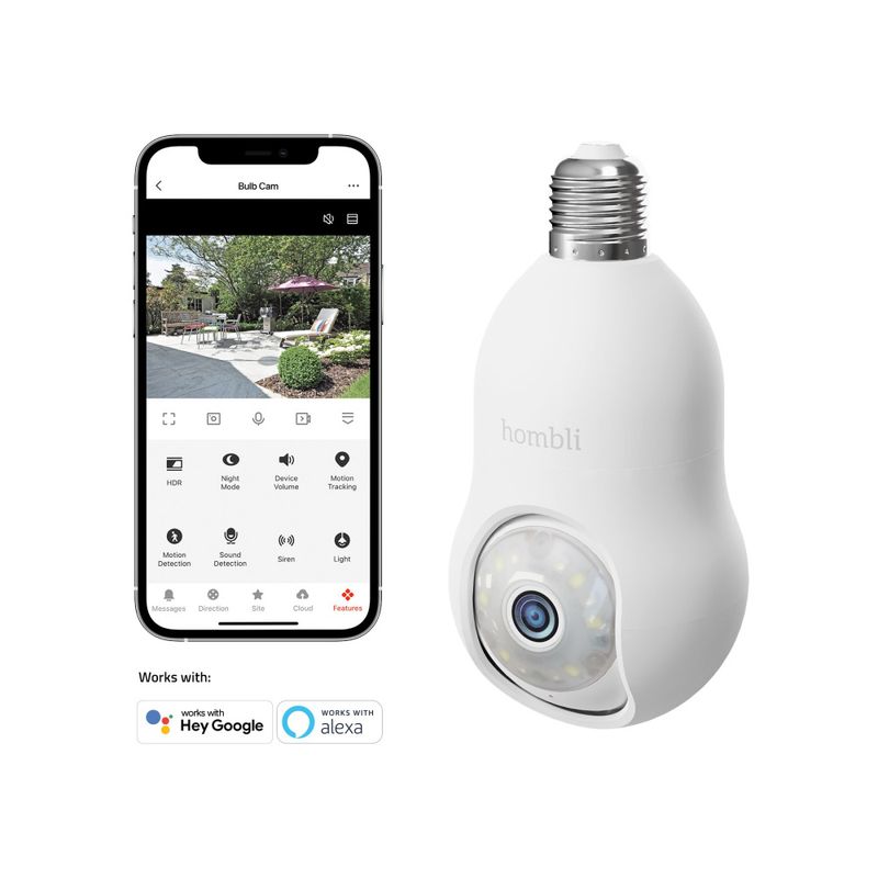 Smartkamera Hombli bulb