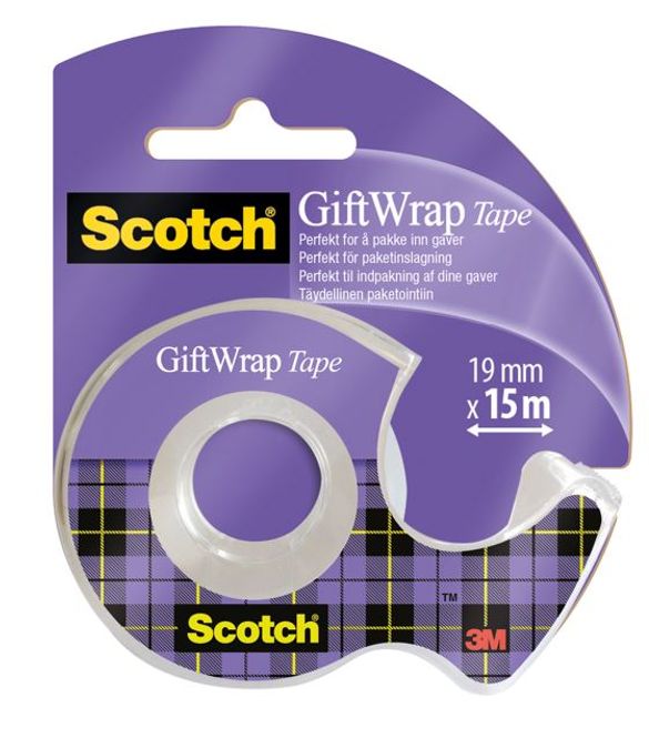 Hovedbilde Tape GiftWrap 19mm x 15m