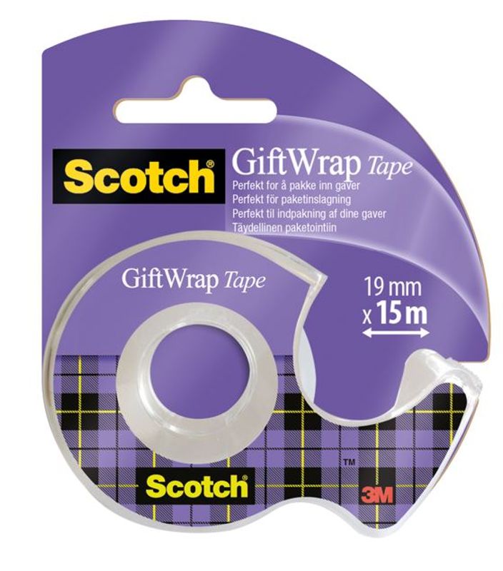 Tape GiftWrap 19mm x 15m