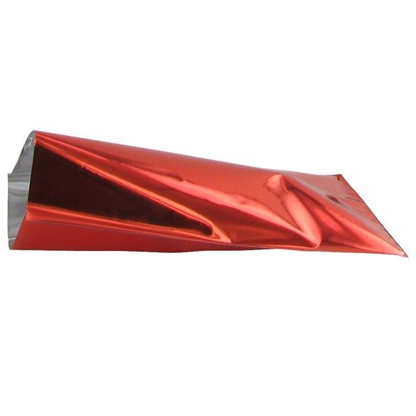 Gavepose metallic rød 50x70 cm 25 stk